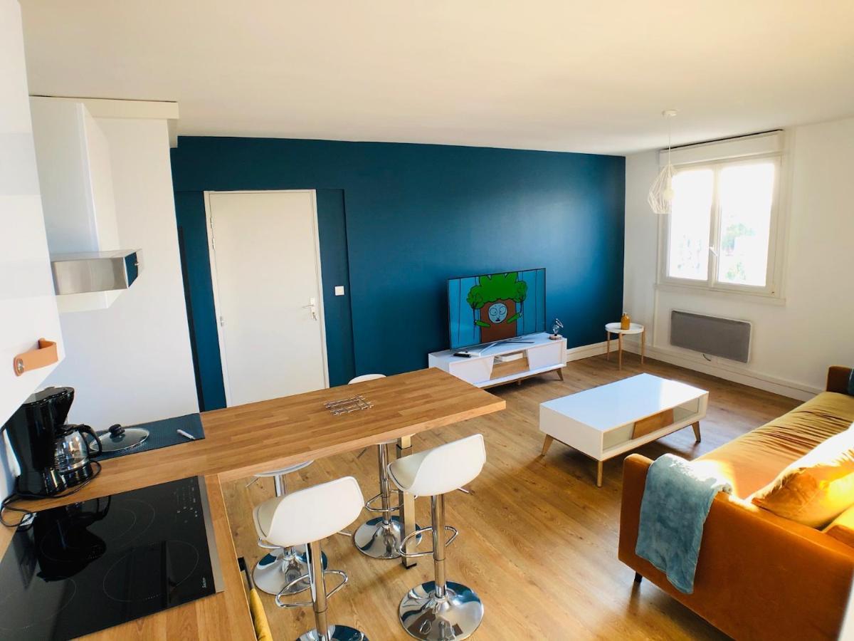 Charmant Appartement 1-4 Personnes, Proche Centre Avec Parking Nantes Exterior photo